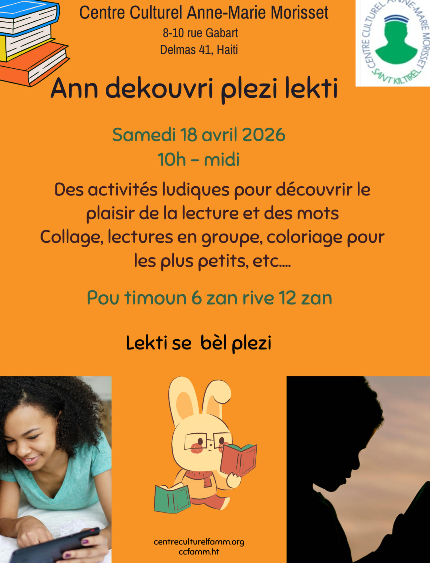 Activités pour les enfants et les jeunes ccamm